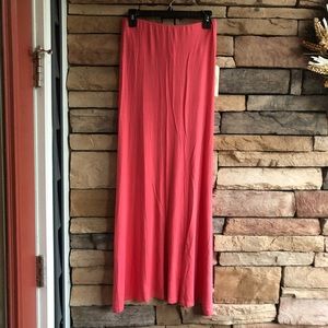Jarrett Bay Strapless Coral Stretch Maxi Dress NWT Women Medium